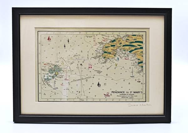 - a , Paper Sculpture by Debs Martin, measuring 15 x 22 cm (H x W) framed at 23 x 32 cm £85